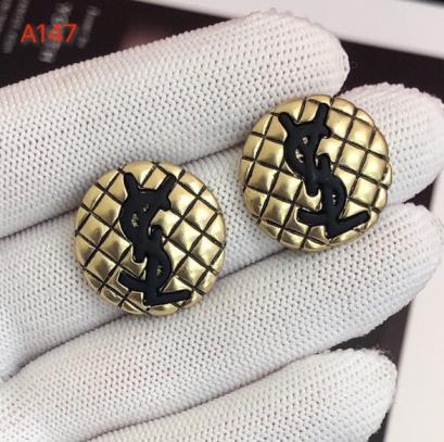 YSL copper vintage earrings 111180