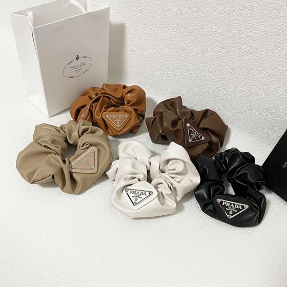 Prada PU Leather hairloop hairband