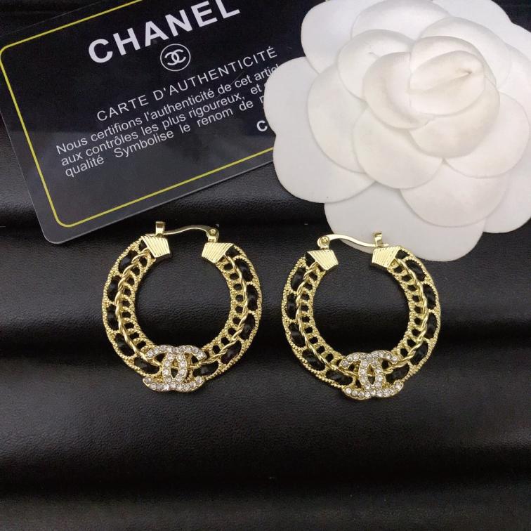 Chanel hoop earrings 111938