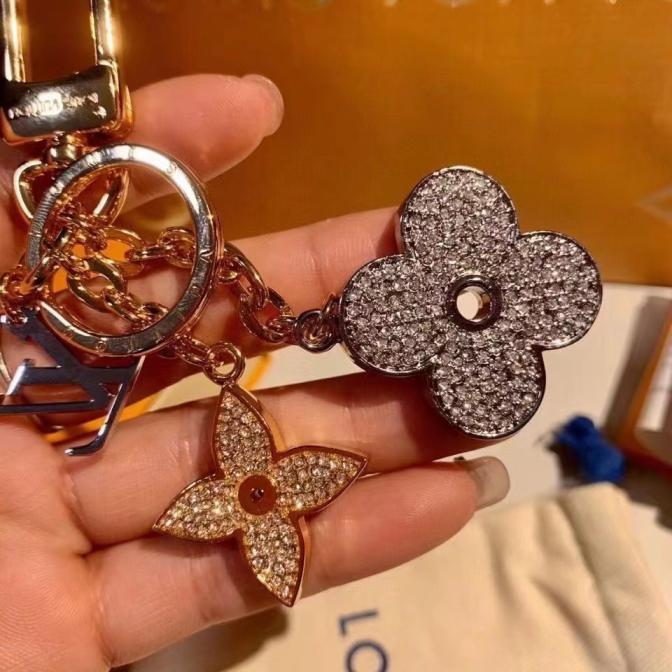 LV Louis vuitton crystal key chain 112253
