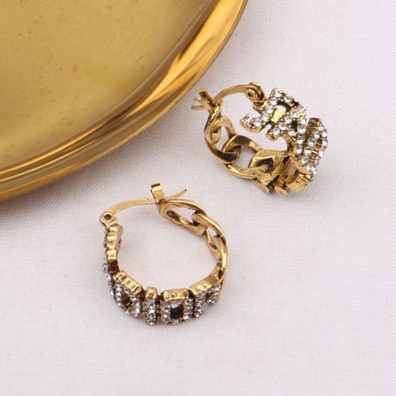 Dior hoop earrings 112374