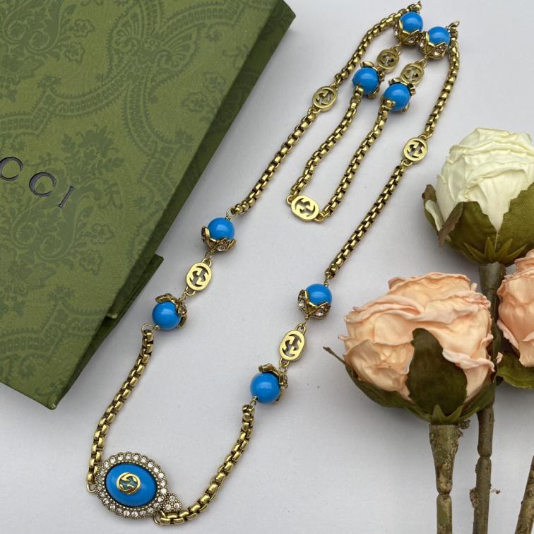 Gucci new long necklace 112541