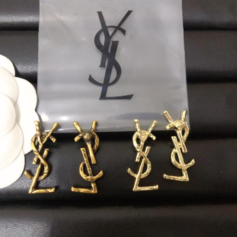 YSL copper vintage earrings 112958