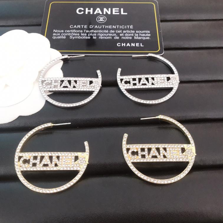 Chanel hoop earrings 113071