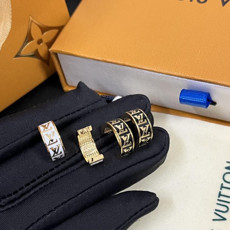 A977 LV hoop earrings