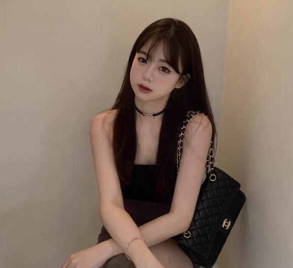 X594 YSL leather choker necklace