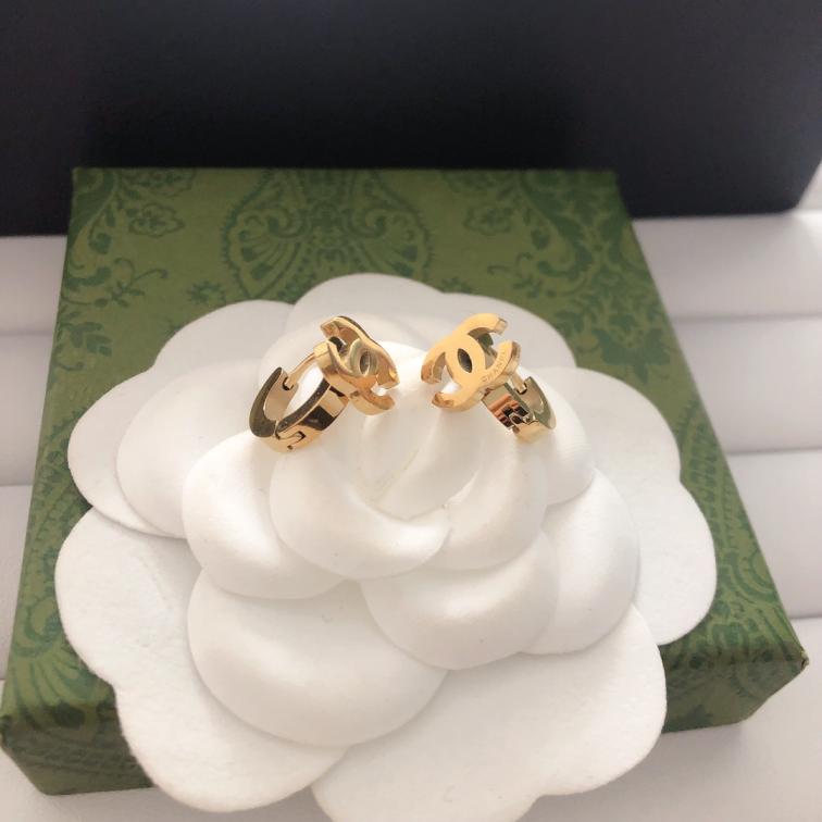 Chanel hoop earrings 114336