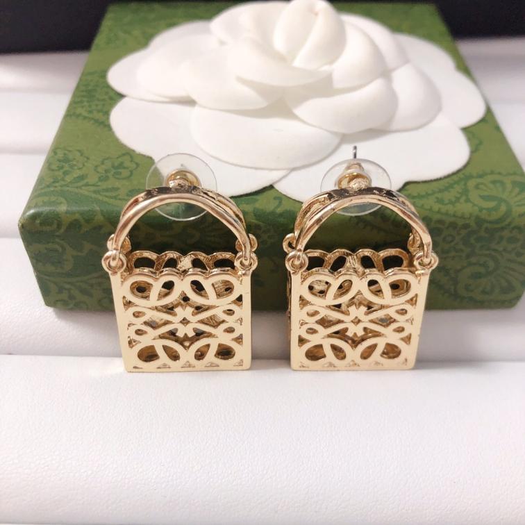 Loewe hollow skeleton earrings 114335