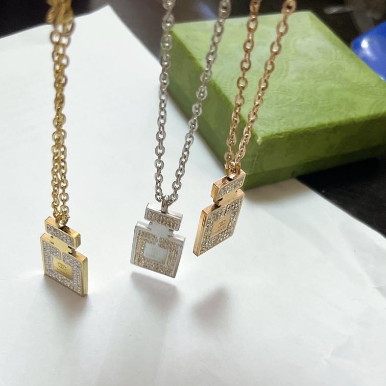 Chanel Perfume bottle necklace 114328