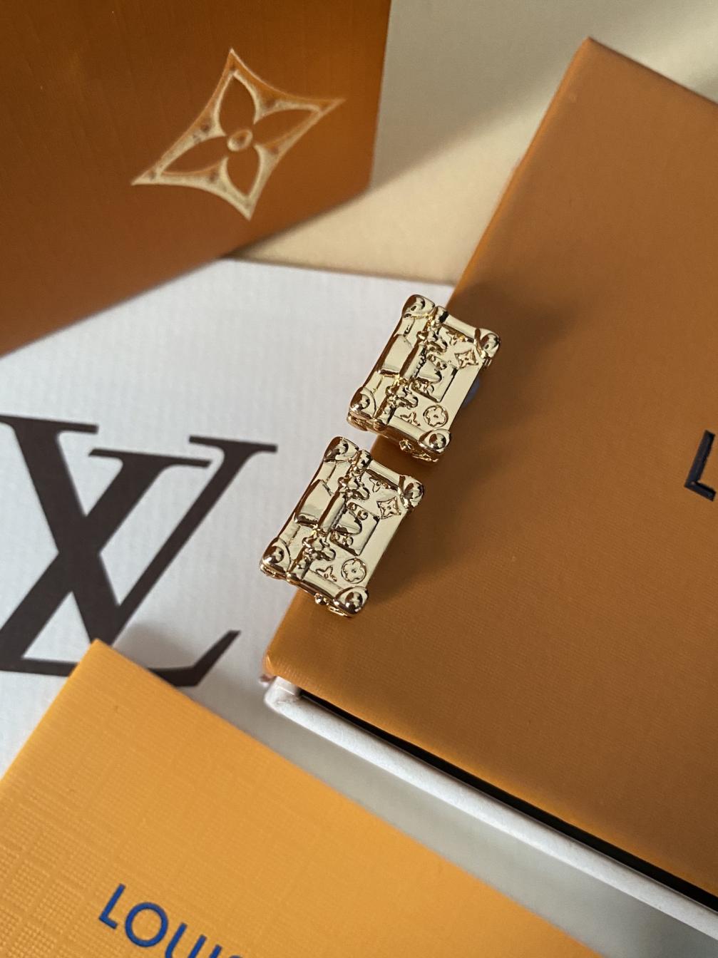 A236 LV box bag earrings