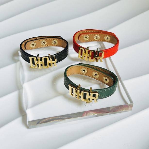 Dior leather bracelet 114592