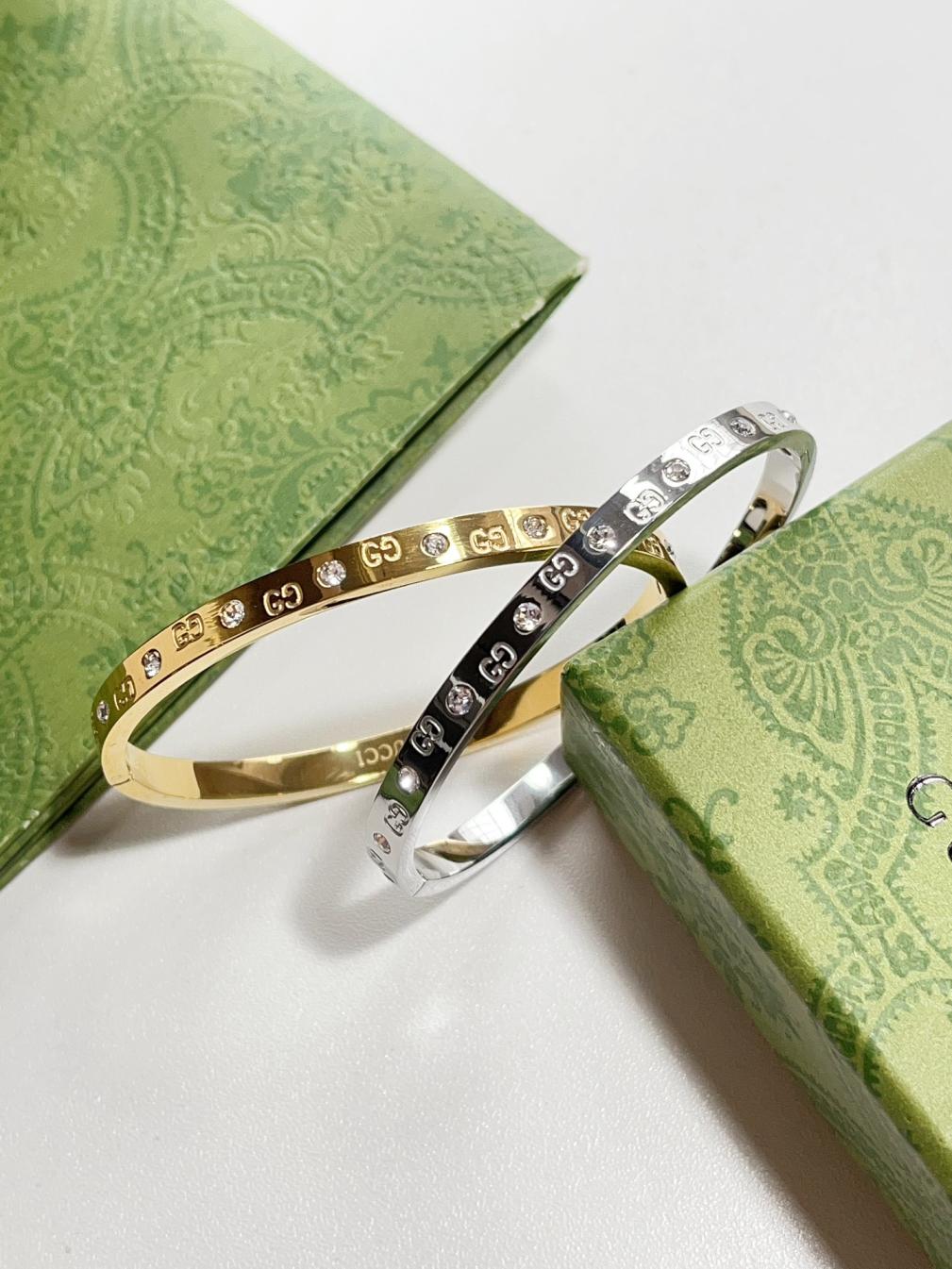 S397 Gucci GG dimand bracelet
