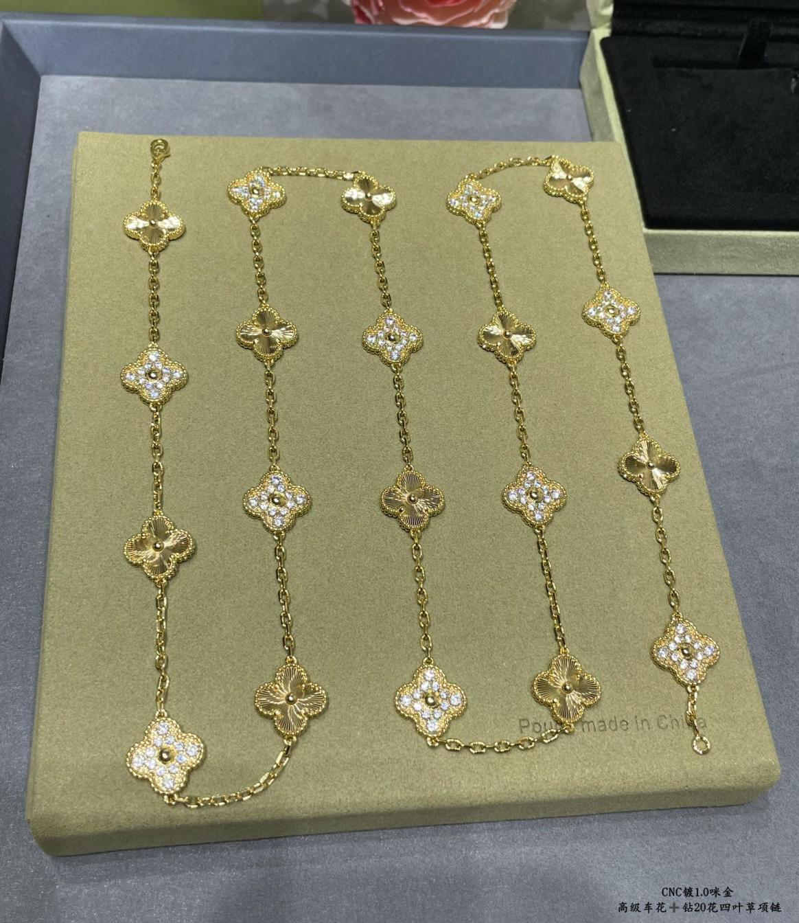 VCA van cleef 20 flowers long necklace