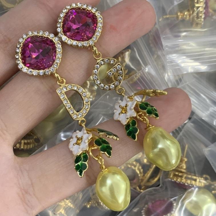 DG flower earrings 114651