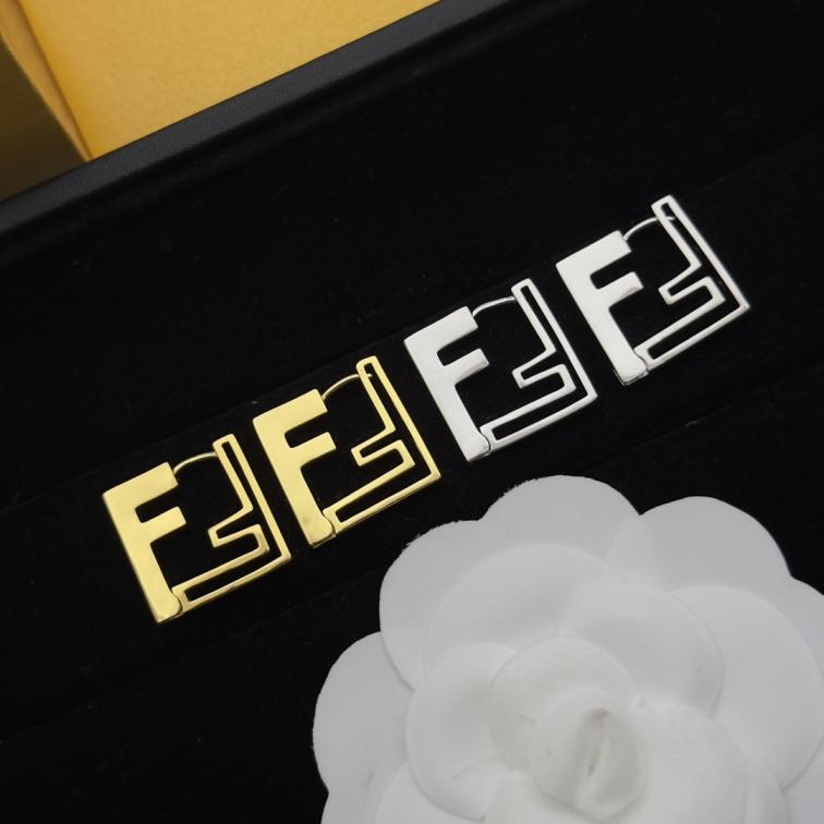 Fendi FF hollow earrings 114664