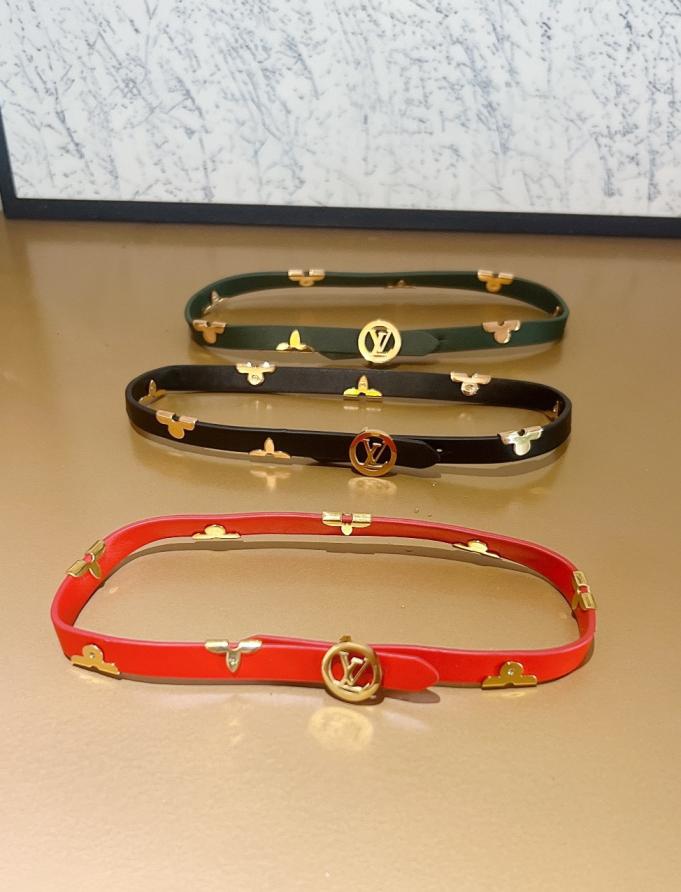LV leather choker necklace 114712