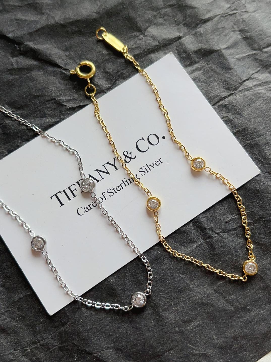 L152 Tiffany Elsa Peretti diamonds by ther yard bracelet
