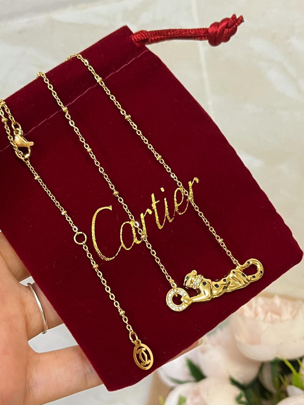 X614 Carter leopard necklace