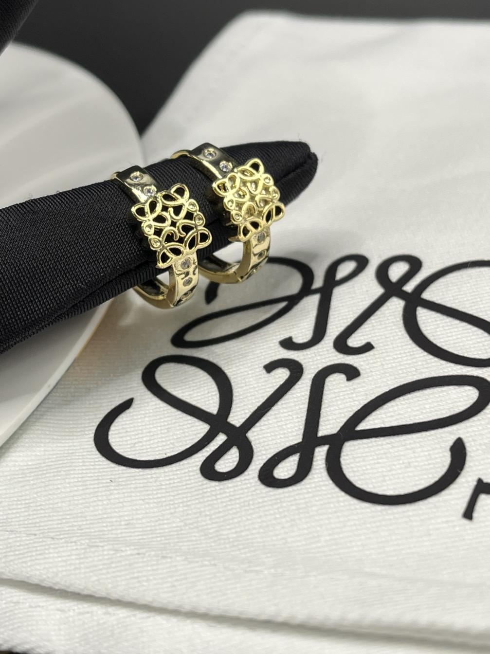 A1000 LOEWE hoop earrings