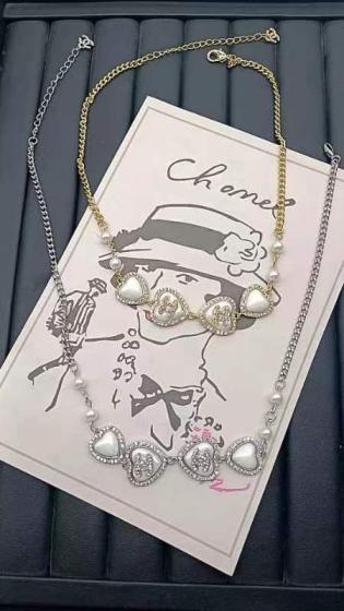 Chanel heart necklace 114750