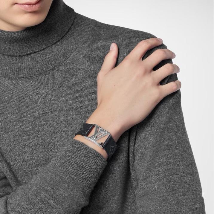S412 LV Louis vuitton leather bracelet