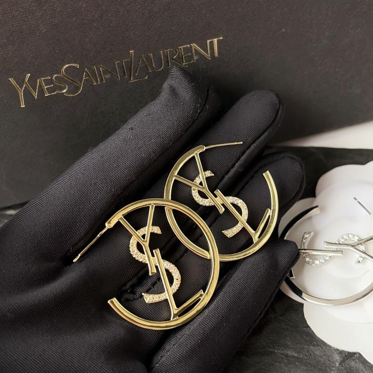 A1017 YSL hoop earrings
