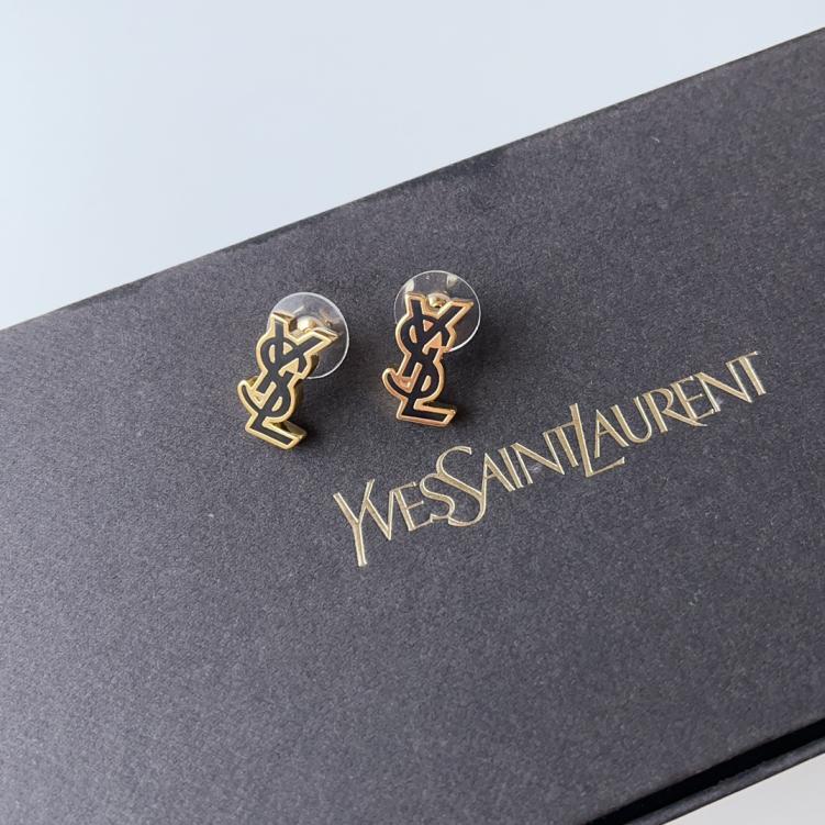 A1021 YSL Titanium steel unfading earrings