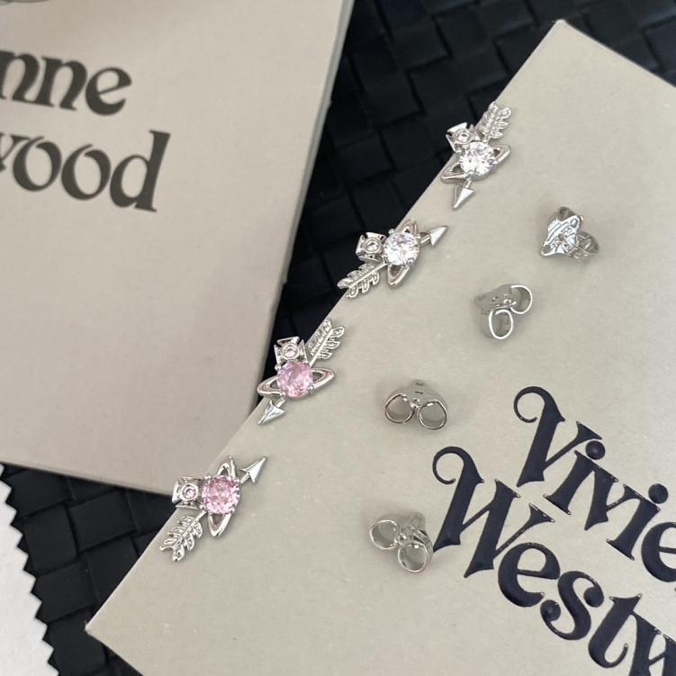 A1343 Vivienne Westwood crystal earrings