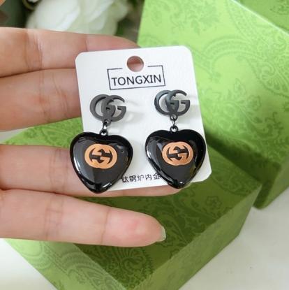 Gucci GG heart earrings 115143