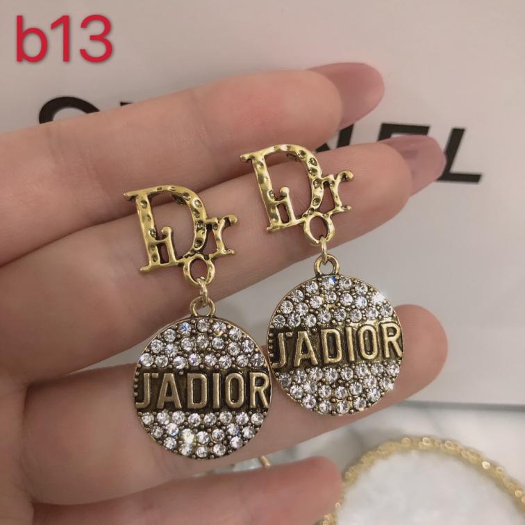 b13 Dior circle vintage copper earrings 115196
