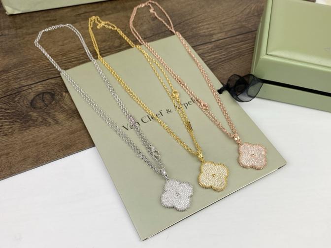 VCA Vancleef full diamonds long necklace