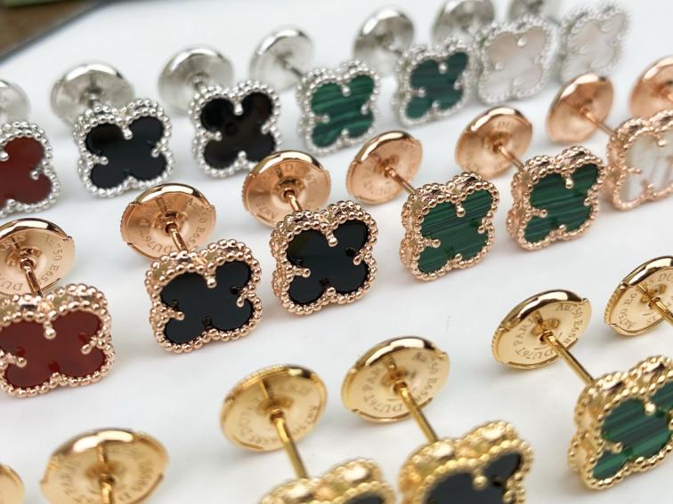 VCA Vancleef mini 925silver earrings