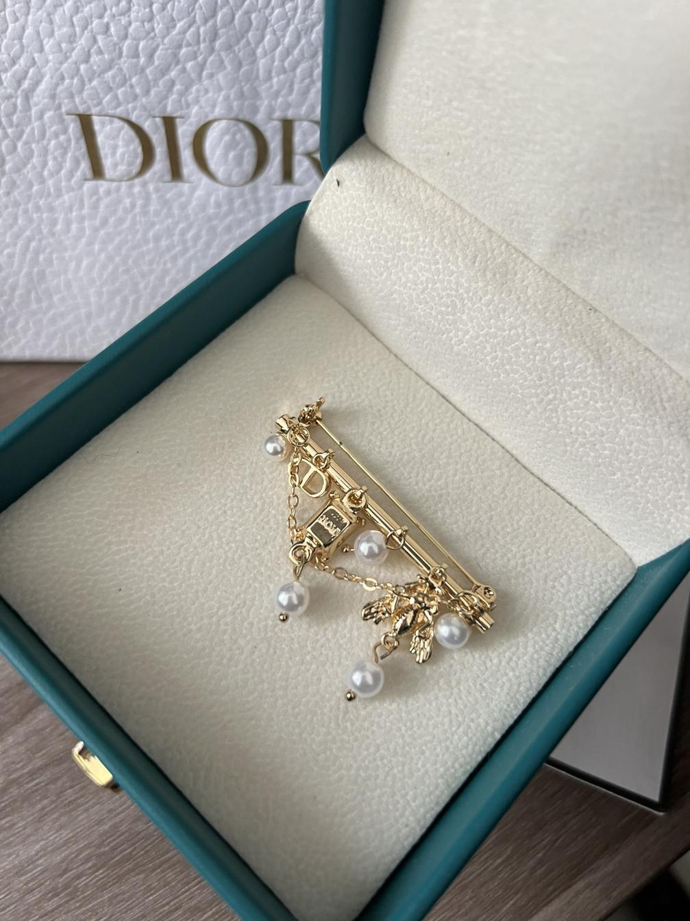 Dior CD Brooch 115572