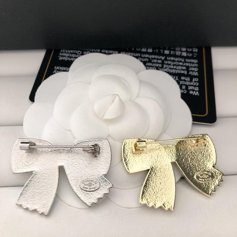 Chanel bowknot brooch or earrings 115585