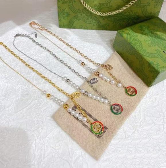 Gucci GG pearls necklace 115696