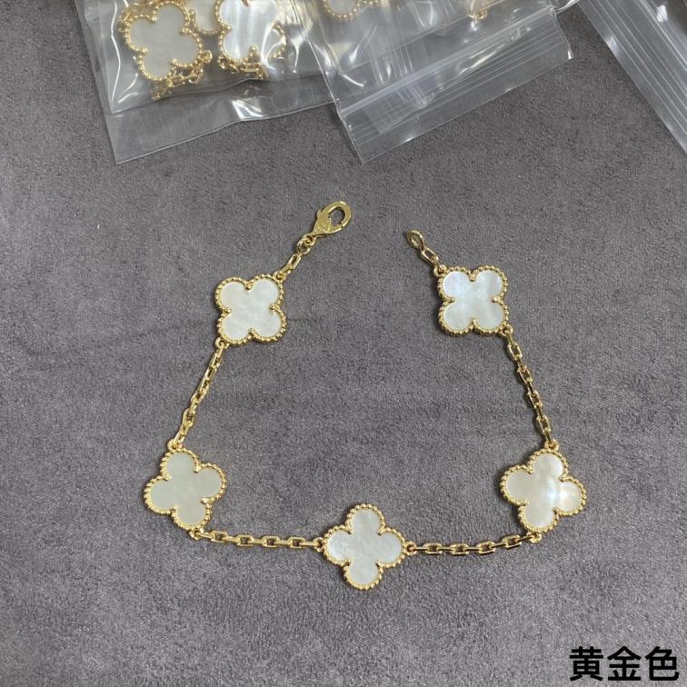 1:1 VCA Vancleef White pearl shell bracelet