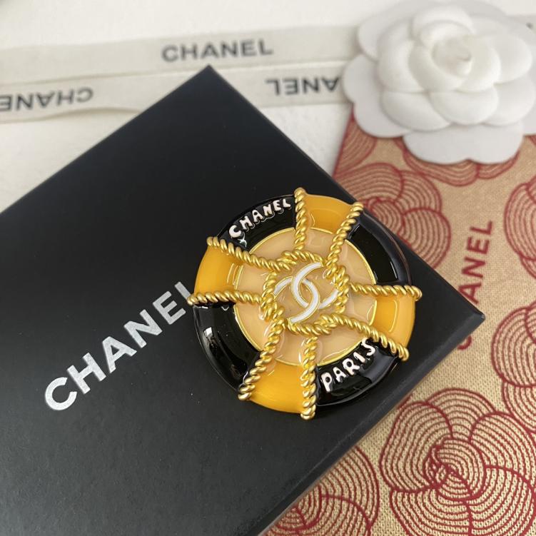 C303 Chanel swim ring brooch