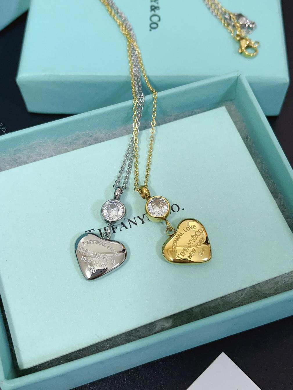 X654 Tiffany sweet heart necklace