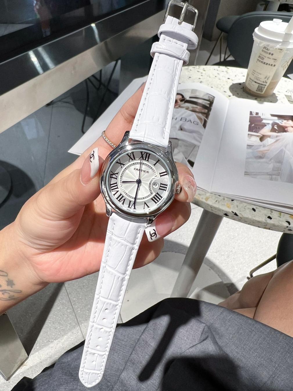 CARTIER women qartz watch 33mm