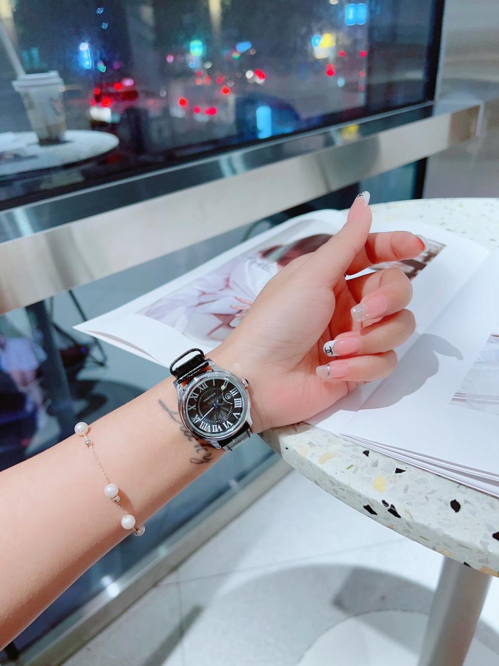 CARTIER women qartz watch 33mm