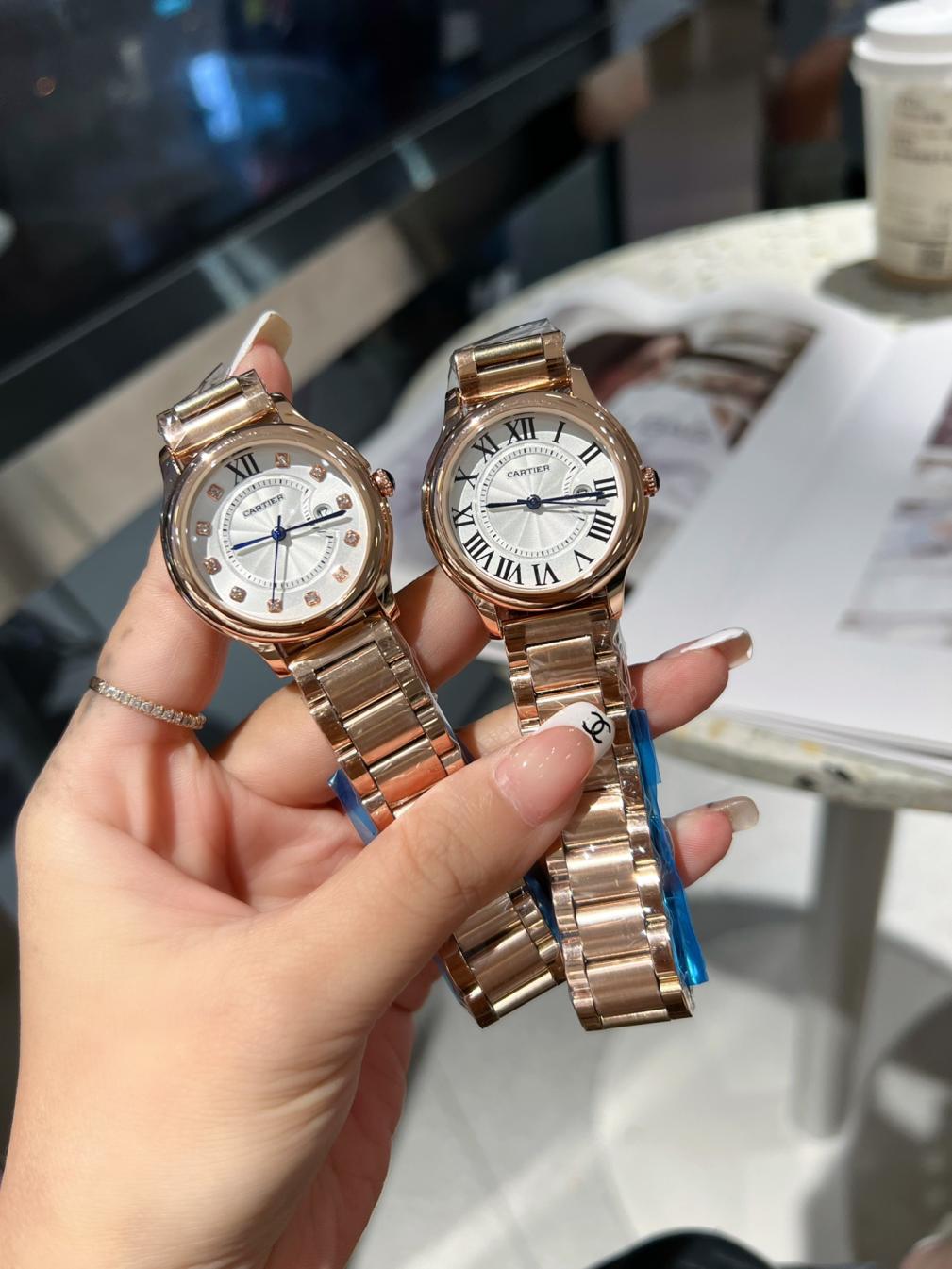 CARTIER women qartz watch 33mm
