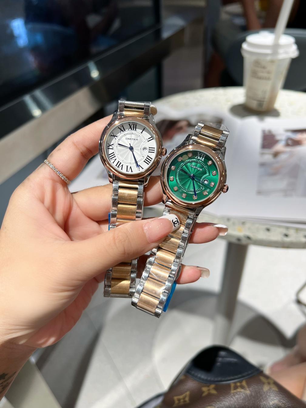 CARTIER women qartz watch 33mm