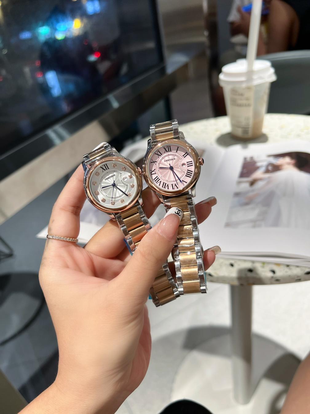 CARTIER women qartz watch 33mm