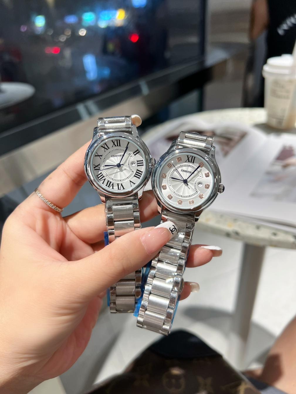 CARTIER women qartz watch 33mm
