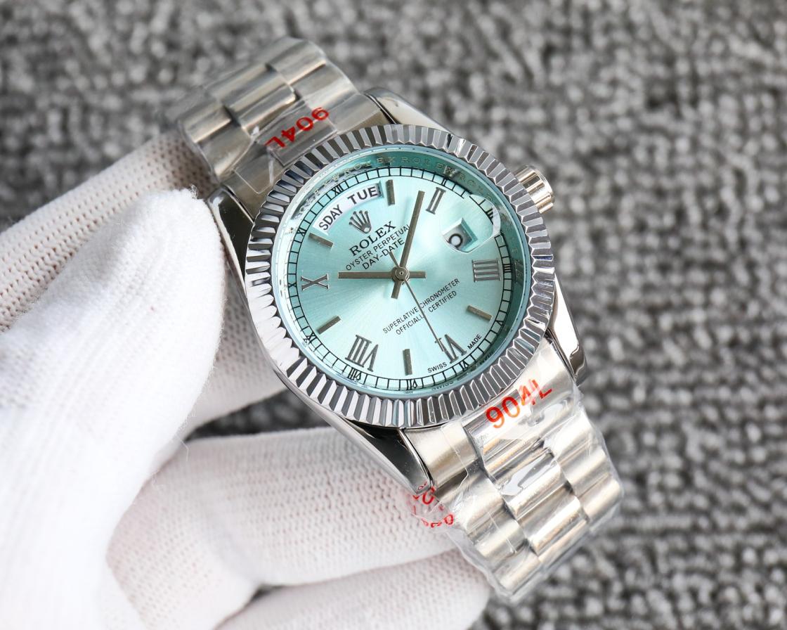 Rolex day-date Roman numeral quartz watch 36mm
