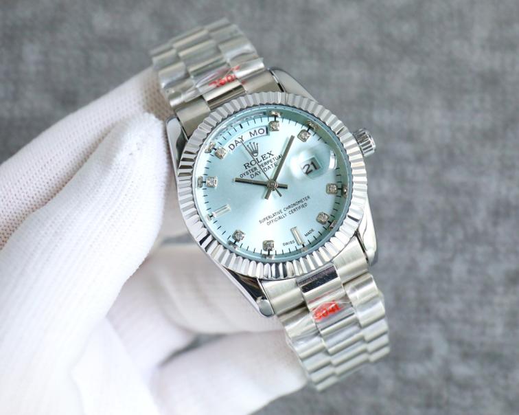 Rolex day-date diamond quartz watch 36mm