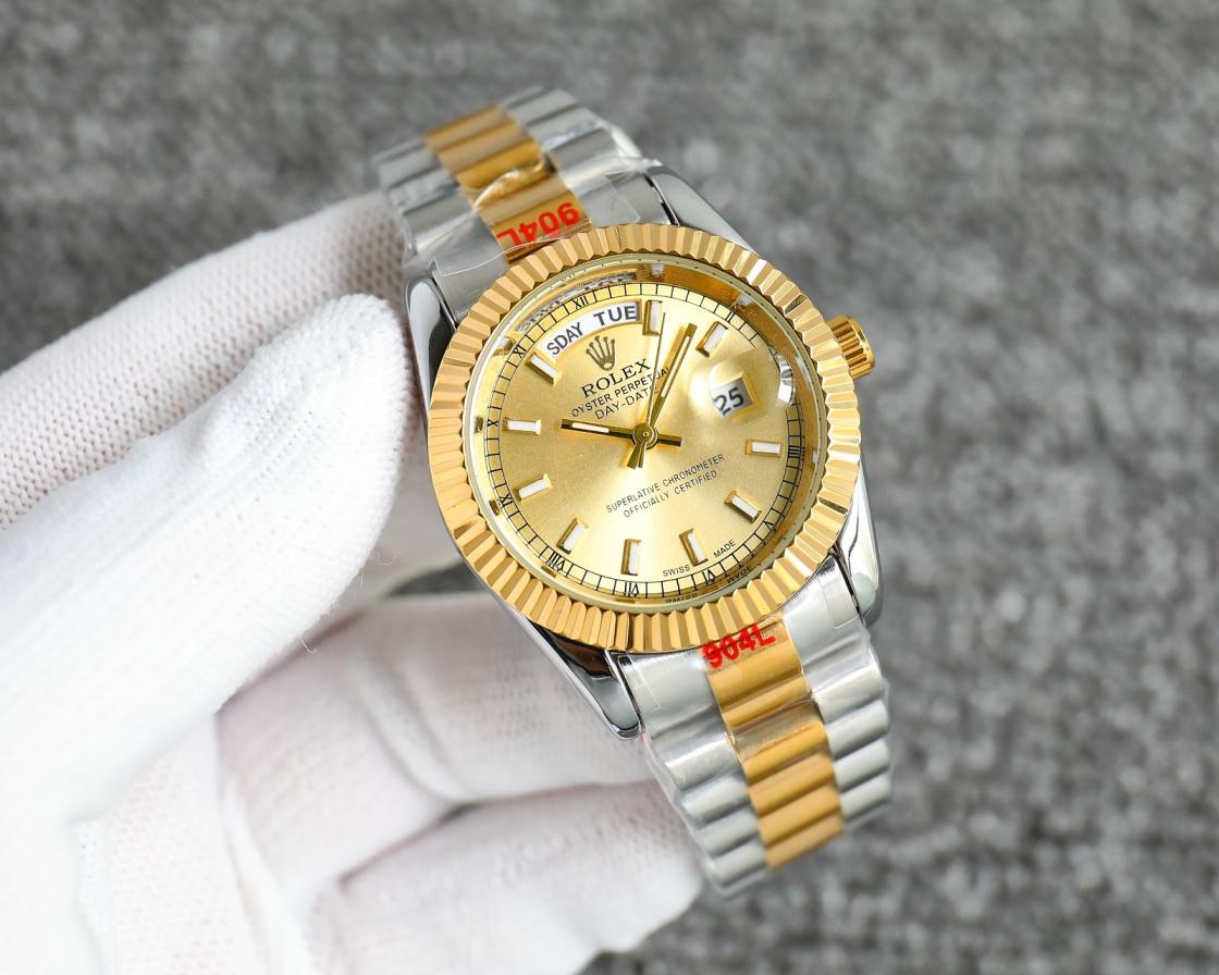 Rolex day-date quartz watch 36mm