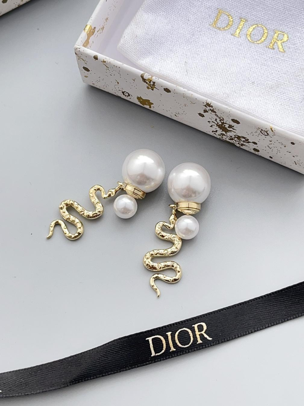 A1099 DIOR snake Tribales earrings