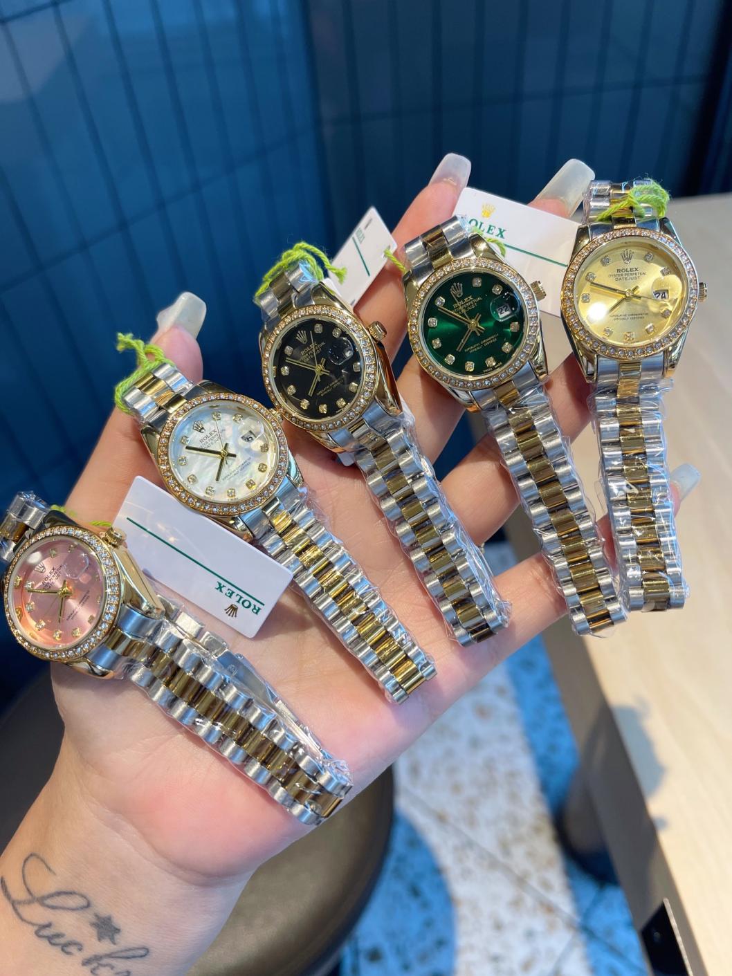 Rolex Diamnd women 28mm Quartz watch