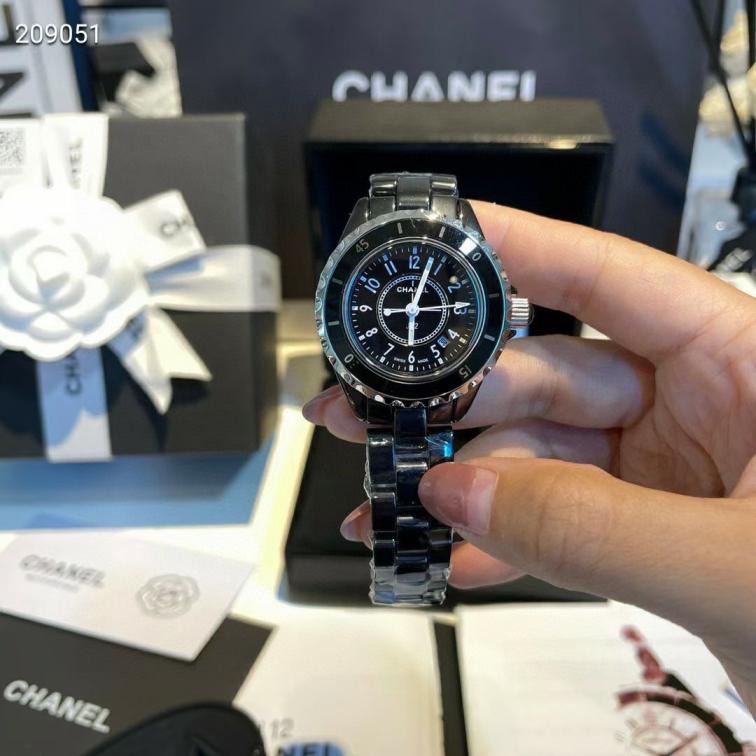 Chanel J12 ceramics Number quartz watch 116296